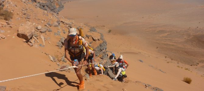 Die lange Etappe beim Marathon des Sables Die lange Etappe beim Marathon des Sables